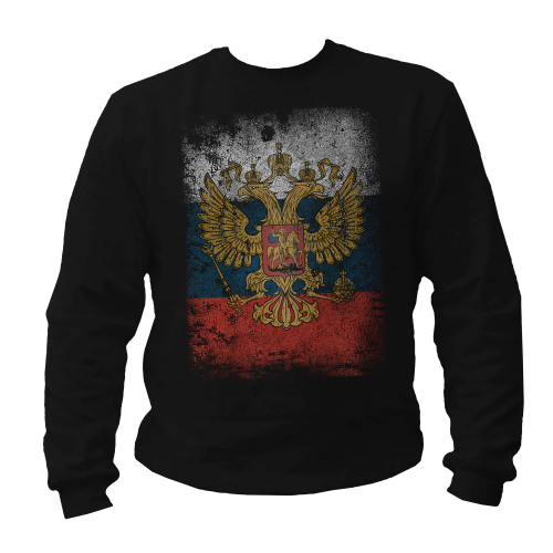 Russland Sweatshirt Fahne