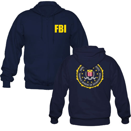FBI-Logo Kapuzenjacke